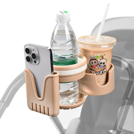 ベビーカー用ドリンクホルダー 360度回転 スマホ対応 便利な収納付き ベビーカー ドリンクホルダー3in1 カップホルダー ボトルホルダー 哺乳瓶対応 取り付け簡単 角度調整可能 子供用 水分 ベビーカー用ドリンクホルダー 360度回転 スマホ対応 便利な収納付き ベビーカー ドリンクホルダー3in1 カップホルダー ボトルホルダー 哺乳瓶対応 取り付け簡単 角度調整可能 子供用 水分