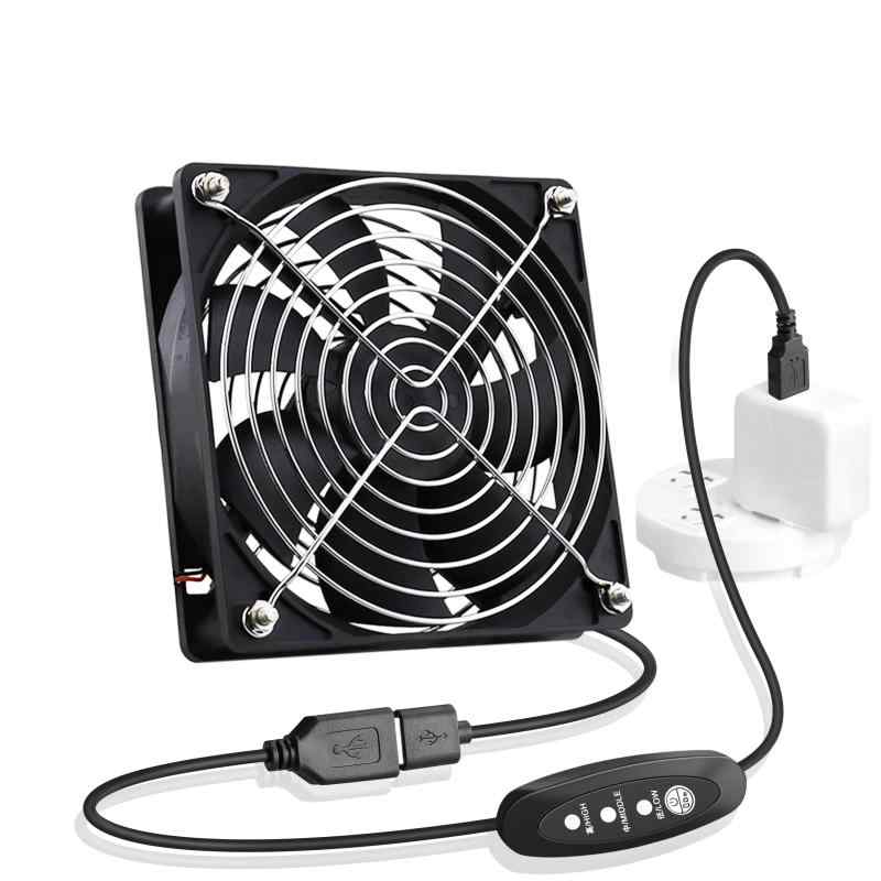 GDSTIME 60mm 80mm 92mm 120mm 140mm 5V DCUSBpt@ t@ pr@ DIY FAN