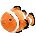 ワイルドリパブリック クマノミ ぬいぐるみ 海の生き物 12" W18×D32×H19cm 12232(3)