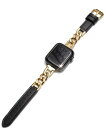 Royce&Roland Apple watch チェーン & レザー ベルト (40mm 41mm 42mm / 44mm 45mm 46mm 49mm) お...