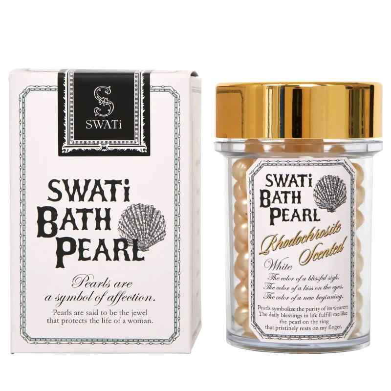 SWATi BATH PEARL (M) スワティー バスパール ホワイト 52g インカローズの香り