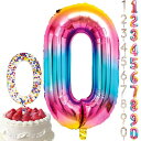 HaHaHa 数字 バルーン ケーキトッパー 誕生日 飾り付け セット 女の子 男の子 バースデー パーティー デコレーション Birthday Cake Topper 記念日 お祝い 大きい ナンバー アルミ風船 ケーキ飾り