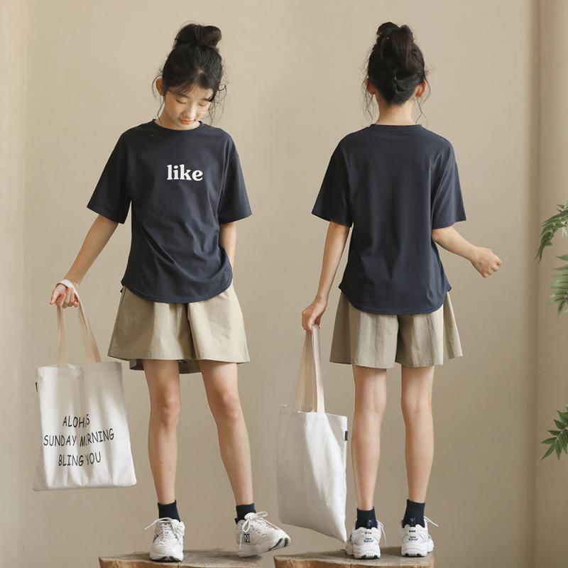 子供服 パンツ スカート付きパンツ 女児 女の子 ガールズ ショーパン 短パン ハーフパンツ コットン 綿..