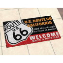 秋月貿易 Coir mat コイヤーマット RT66 WELCOME W40×D70×H1.9cm CR-10189