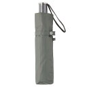 ムーンバット 【ランバン オン ブルー】雨傘折りたたみ傘 自動開閉 先染め 大きいサイズ ストライプ 21-084-11099-15 グレー(3)