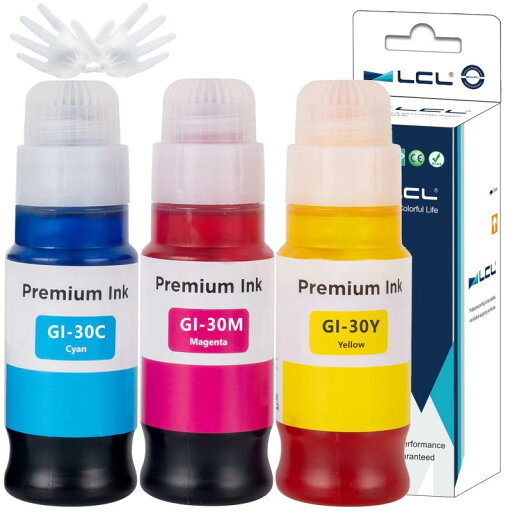 LCL Canon用 キャノン用 GI-30 GI-30C GI-30M GI-30Y (3色セット シアン マゼンタ イエロー) 互換インクボトル 対応機種:G5030/G6030/G7030 LCL Canon用 キャノン用 GI-30 GI-30C GI-30M GI-30Y (3色セット シアン マゼンタ イエロー) 互換インクボトル 対応機種:G5030/G6030/G7030