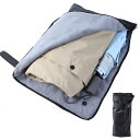 BUQIREN レインコート 収納袋 大きめ 40×28cm 吸水 マイクロファイバー 吸水バッグ ケース レインポンチョ カッパ 折りたたみ 収納しやすい 吊り下げスナップ付き 雨具ケース 濡れたまま収納可