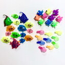 NICO-STYLE 金魚すくい 魚すくい セット C 【バラエティ3種のお魚】お風呂のおもちゃ おうち縁日 夏祭り プール 熱帯魚 アクアフィッシュ 金魚 魚釣り