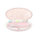 IPT ベビー用電動ネイルケアキット 赤ちゃん用 爪やすりセット 爪切り 爪磨き ネイル道具 アタッチメント6種類 ケア LEDライト付 MJ-B2