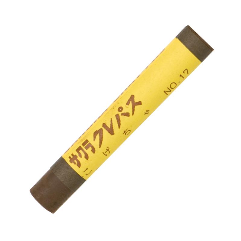 サクラクレパス クレパス こげちゃ 10本 LPバラ#17-10P