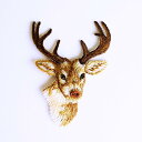 アイロンワッペン【シカ 鹿 トナカイ】アメリカ 刺繍 アップリケ 中(3)