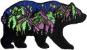PatchClub ワッペン くま アドベンチャー アウトドアパッチ カラフルな刺繍クールアイロン/縫い付けパッチ(3)