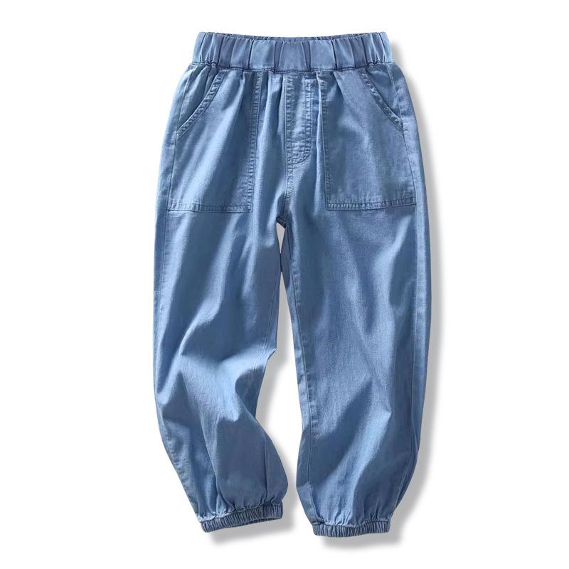 子供服 デニムパンツ 薄手 ロングパンツ 男の子 女の子 接触冷感 100cm 110cm 120cm 130cm 140cm 150cm..