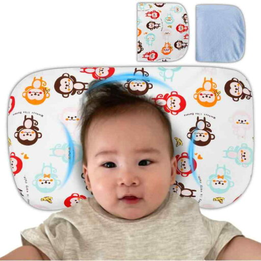 【fromG-Baby】ベビー枕 モンキー柄 カバー2種類セット 新生児〜3歳向け 向き癖 寝返り防止 絶壁 斜頭 頭の形がよくなる 低反発 ワイドタイプ 国内安全検査済み ピロー 通気性 綿100% 新生児 【fromG-Baby】ベビー枕 モンキー柄 カバー2種類セット 新生児〜3歳向け 向き癖 寝返り防止 絶壁 斜頭 頭の形がよくなる 低反発 ワイドタイプ 国内安全検査済み ピロー 通気性 綿100% 新生児