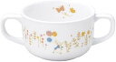 割れにくい高強度磁器 両手カップ 180ml 口径8.4×高さ5.4cm ピーターラビット しっかり握れる広めのハンドル 持ちやすい 安定感 保育園で使われている 離乳食にも便利 美濃焼 日本製 エンヴェ(3)
