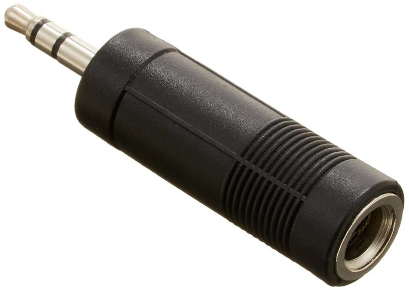 変換名人 ステレオ標準プラグ - 3.5mmステレオミニプラグ 変換アダプタ 2個入 AV/65J-35PS(2P)