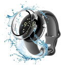 Google Pixel Watch 3 41mm 用 カバー ケース アップルウォッチ保護カバー ガラスフィルム 一体型 防水 防塵 フィルム 保護フィルム【HUKWIMO】 3D全面保護 指紋防止 HD高透過率 傷に強い 気泡ゼロ 極(2)