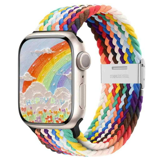 アップルウォッチ バンド Apple Watch バンド 42mm(Series 10)/41mm/40mm/38mm 編み込み 伸縮 調整可能 ソロループ Series Ultra2/Ultra/10/9/8/7/6/SE/SE2/5/4/3/2/1 アップルウォッチ バンド Apple Watch バンド 42mm(Series 10)/41mm/40mm/38mm 編み込み 伸縮 調整可能 ソロループ Series Ultra2/Ultra/10/9/8/7/6/SE/SE2/5/4/3/2/1