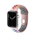 AiMaoo バンド Apple Watch 38mm / 40mm / 41mm 対応 バンド シリコン スポーツストラップ おしゃれ 柔軟性 防汗 コンパチ...