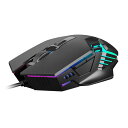 GAMDIAS AURA GS4 マルチカラー ゲーミングマウス、6 つの多機能キー、3600 DPI 光学センサー、高度な人間工学設計(2)