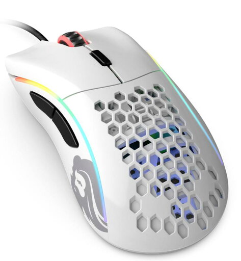 Glorious グロリアス モデルd マウス ゲーミング 軽量マウス エルゴノミクス ホワイトRGB 光る 6個プログラムボタン ゲーミングマウス 静音 (69g) Glorious グロリアス モデルd マウス ゲーミング 軽量マウス エルゴノミクス ホワイトRGB 光る 6個プログラムボタン ゲーミングマウス 静音 (69g)