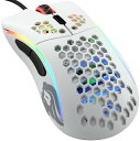 Glorious グロリアス モデルd ゲーミングマウス 白 マウス有線 小型RGB 光る 6個プログラムボタン DPI 12 pc ゲーミングマウス エルゴノミクス (62g)(2)