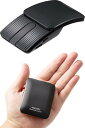 サンワダイレクト 小型マウス Bluetooth 静音 戻るボタン搭載 Mac/iPad/iPhone/Android対応 充電式 ブルーLED 持ち運び ポーチ付き 400-MABT192_206