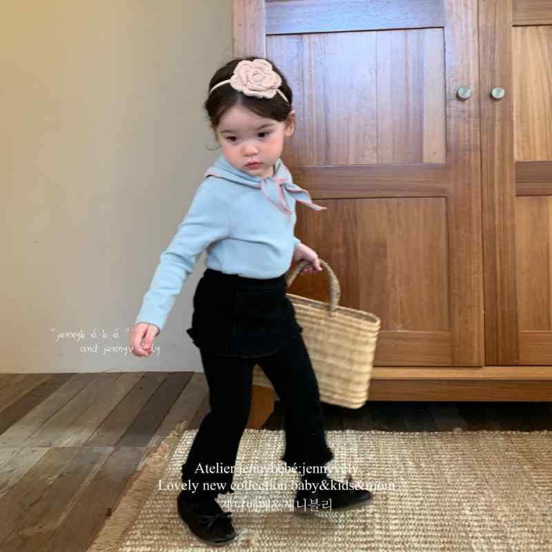 ベビー服 上下セット 領付き トップス ＆ パンツ 韓国風 春秋 冬 長袖 カットソー 長ズボン 73 80 90 1..