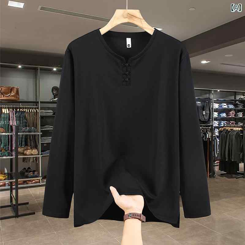 Tシャツ メンズ 男性用 大きいサイズ 長袖 裏起毛 ゆったり 春秋 カジュアル 150kg対応 5XL 6XL 7XL 8X..