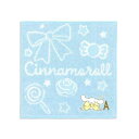 タオル美術館(Towel Museum) サンリオ ビッグリボン シナモロール タオルハンカチ BA ブルー イニシャルA 28-2030070 約25×25cm