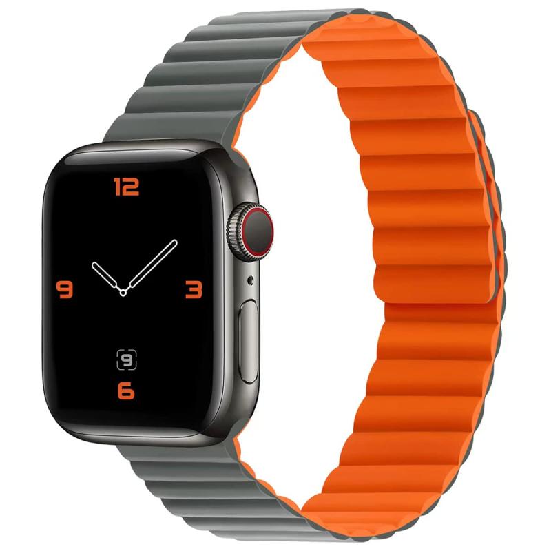 Apple watch 10 バンド series10 45mm 41mm 49mm シリコン アップルウォッチバンド マグネット Apple watch ベルト44mm 40mm iWatchバンド 交換ストラップ 防水性と防汚性 apple watc
