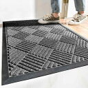 Neskatu 玄関マット 屋外 泥落とし 滑り止め 業務用マット 洗える 耐磨耗性 エントランスマット 業務/家庭用 シンプル(3)