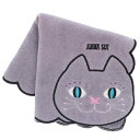 ANNA SUI (アナスイ) タオルハンカチ (ネコ刺繍) 猫 猫柄 ハンカチタオル ハンドタオル レディース ハンカチ (約25cm/綿100%) 1094...