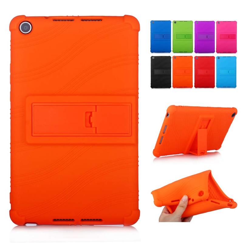 Duanr MediaPad M5 lite 8 JDN2-W09 / JDN2-L09 ケース カバー 8インチ スタンド機能 シリコン 衝撃吸収 タブレットケース
