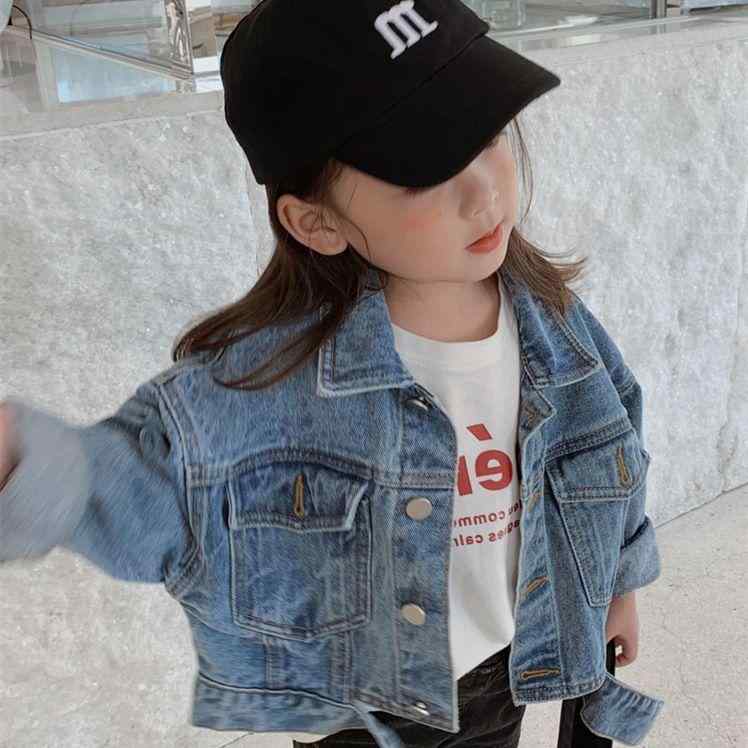 ジャケット キッズ 女の子 子供服 デニム 春秋 韓国風 かわいい おしゃれ ベビー アウター トップス 90..