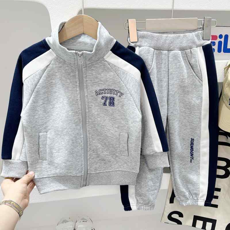 子供用セットアップ キッズ ボーイズ 男の子 秋物 ジャージ 上下セット スポーツウェア 長袖 アウター ..