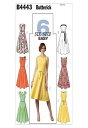 McCall Pattern 【Butterick】EASY 6種類のデザインワンピースの型紙セット サイズ:U8-10-12-14 *4443(3)