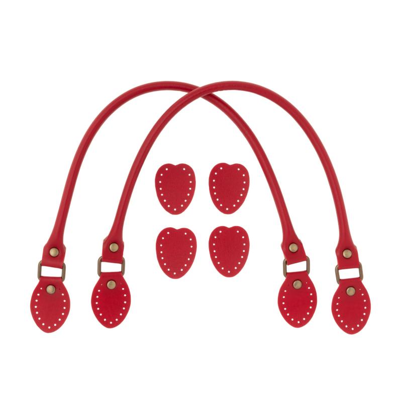 イナズマ(INAZUMA) レザー持ち手 #2赤 YAK-480