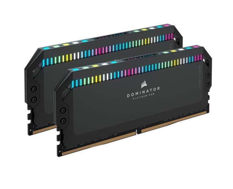 CORSAIR DDR5-5200MHz デスクトップPC用 メモリ DOMINATOR PLATINUM RGB DDR5 32GB [16GB×2枚](PC5-41600) ブラック CMT32GX5M2B5200C40