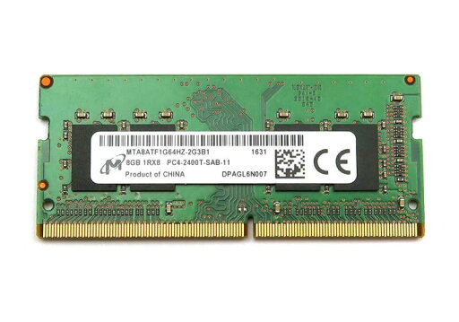 Micron 8GB DDR4 PC4-2400T 260pin So-Dimm ノートパソコンメモリ MTA8ATF1G64HZ-2G3B1 Micron 8GB DDR4 PC4-2400T 260pin So-Dimm ノートパソコンメモリ MTA8ATF1G64HZ-2G3B1