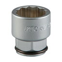 京都機械工具(KTC) ベルトテンショナーレンチ専用ソケット AE107-17W 二面幅:17×全長:265mm