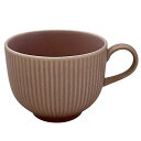 マルサン近藤 マグカップ コーヒーカップ 食器 陶器 碗 ティーカップ ラテ 250ml ピンク 食洗器対応 日本製 スモーキー 22464(3)