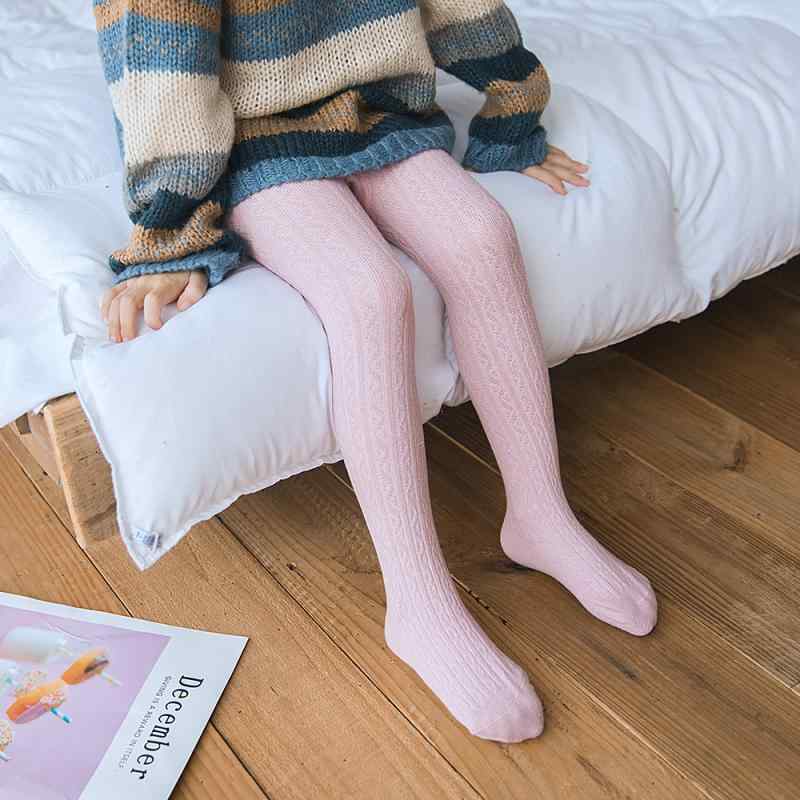 子供用 靴下 タイツ 春秋 女児 ニット 外着 レギンス ダンス バレエ 綿 通気性 吸汗 S M L XL XXL 白 ピンク系 グレー 黒 黄色