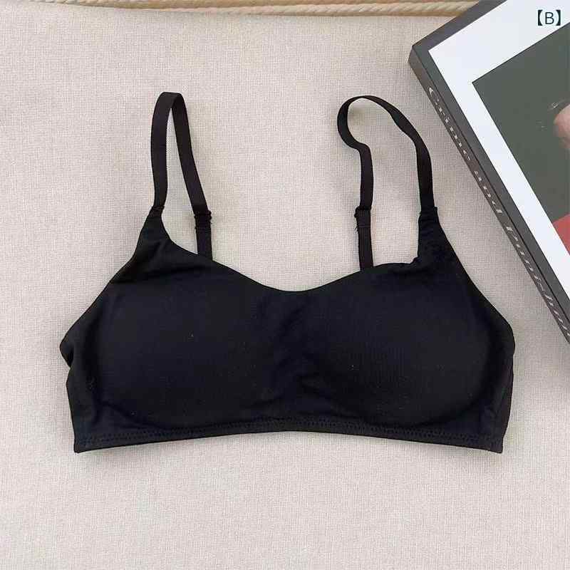 ブラジャー レディース 小胸 谷間 脇高 補正 下着 寄せ上げ ノンワイヤー ストラップレス チューブトップ 美背 通気性 無地 ベージュ 黒 3