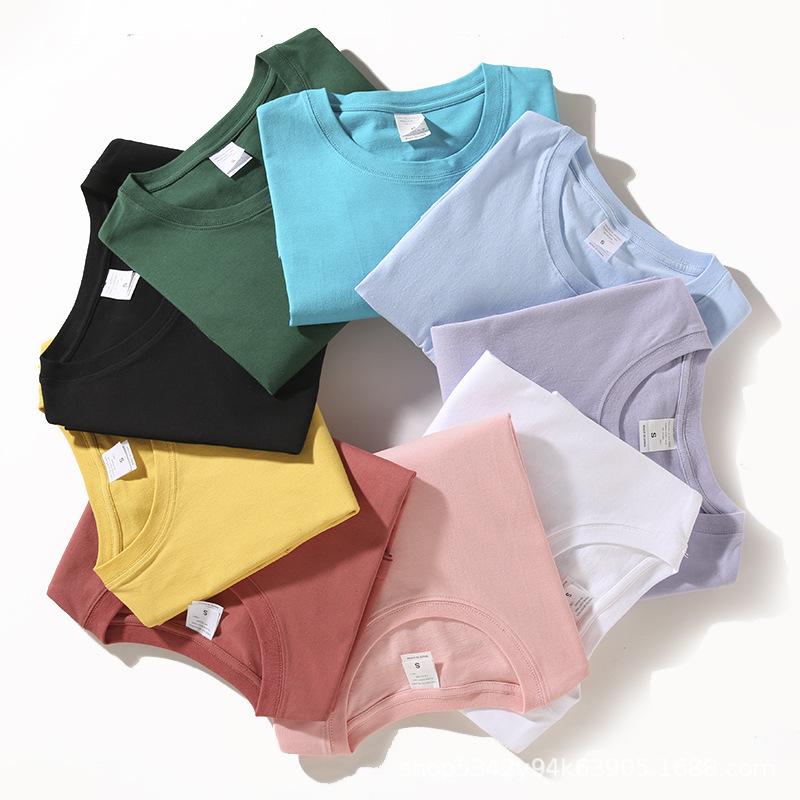 Tシャツ メンズ レディース 男女兼用 半袖 無地 綿100% ドロップショルダー ゆったり 薄手 白 黒 グレー 青 赤 S M L XL 2XL 3XL 4XL