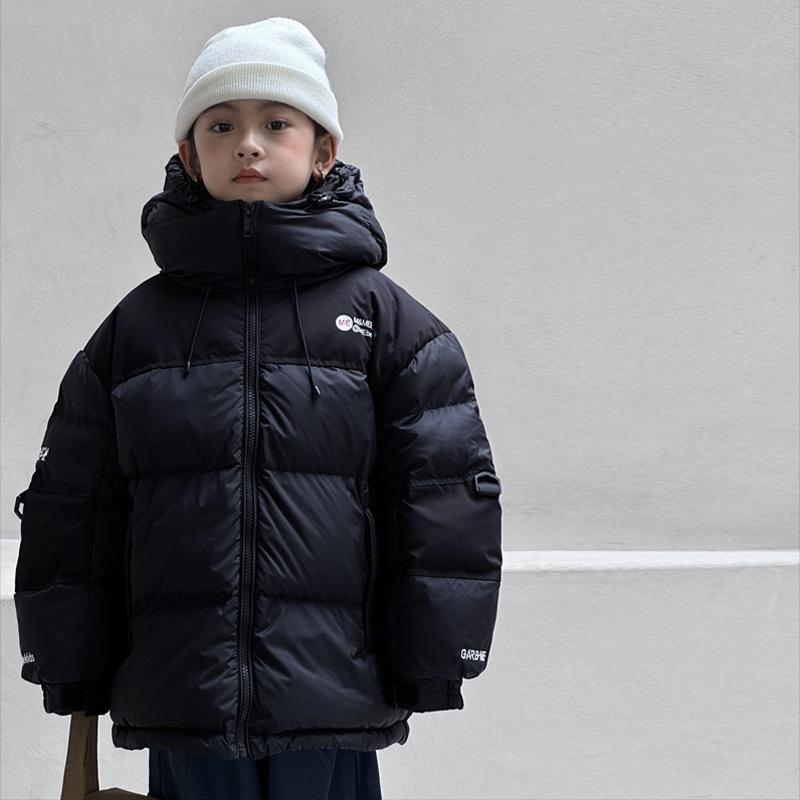 子供服 キッズ ダウンジャケット 男の子 女の子 中綿入り 防寒 秋冬 中綿 コート アウター フード付き 長袖 ゆったり 110cm 120cm 130cm ...
