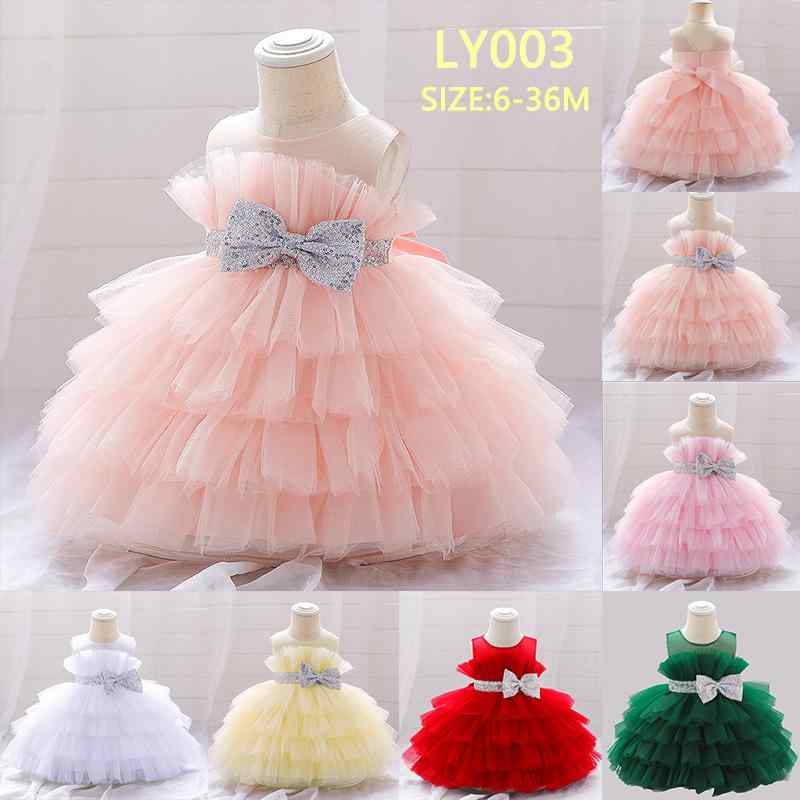 子供用フォーマルドレス プリンセスチュールスカート パーティー 高級感 イブニングドレス チュール ワンピース 花柄 ガールズ 女の子 春夏秋冬 シャンパン ホワイト レッド ピンク グリーン 6M 12M 18M 24M 30M 36M