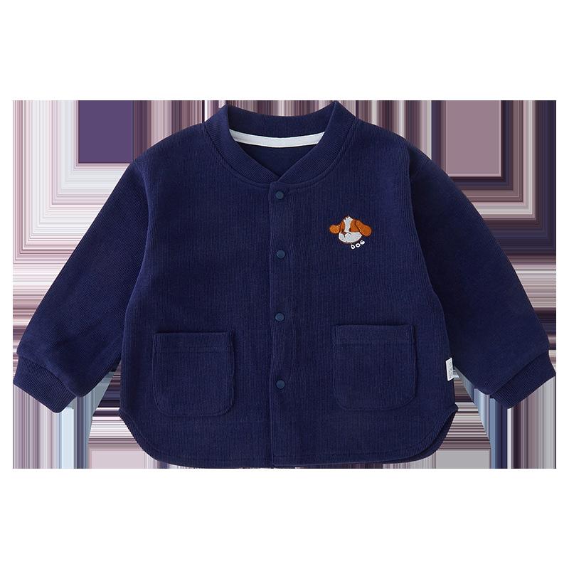 子供服 ジャケット 春秋 薄手 ベビー キッズ 長袖 Vネック カーディガン 男女兼用 幼児 普段着 90 100 ..