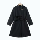 子供服 コート 女の子 秋冬 親子コーデ ウール アウター 韓国風 カーディガン ミドル丈 ロング丈 キッズ ガールズ ウールコート ポリエステル ブラック