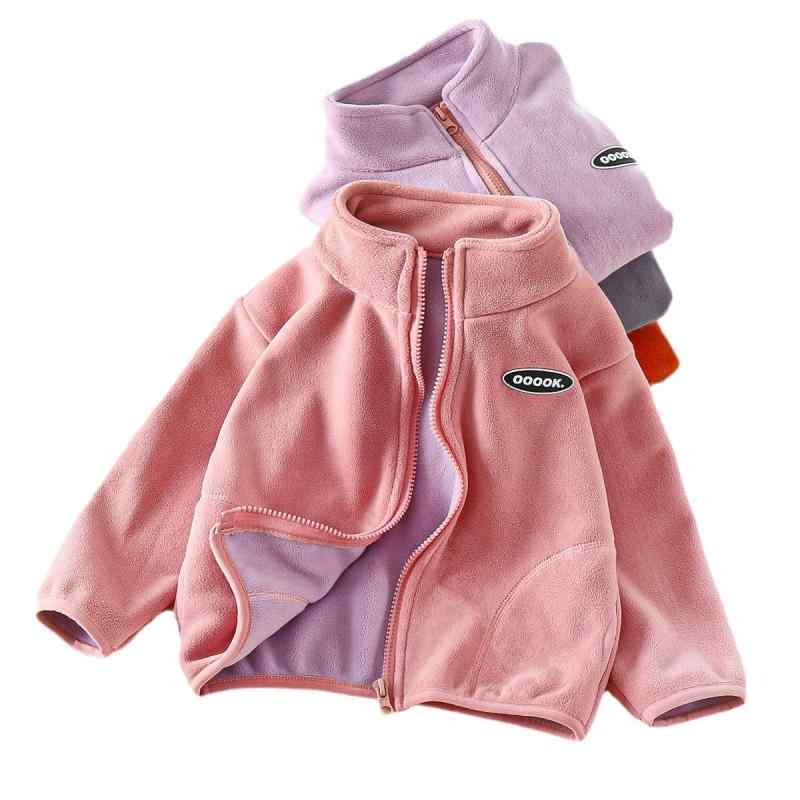 子供服 アウター ジャケット キッズ 裏起毛 フリース スタンドカラー ジップアップ トップス 男の子 女の子 ボーイズ ガールズ 無地 カジュアル 秋冬